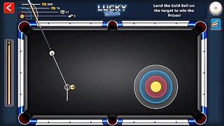 Golden Lucky shot in 8ballpool