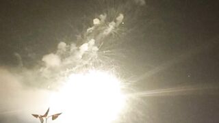 New year's eve fireworks in Islamabad