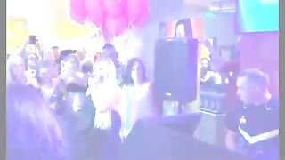 Katie Price Sings New Single Live in The Cricketers Pub