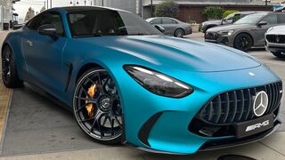 NEW 2024 Mercedes AMG GT! V8 Porsche 911 Killer +SOUND! Interior Exterior Review