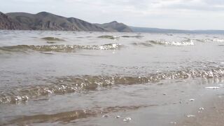 Sea Beach in Gradient Mud