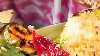 Rice chili ank lot item food eating