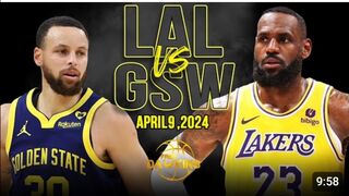 Golden State warriors vs Los Angeles Lakers Ful Game highlight April 9_ 2024 free Dawkins