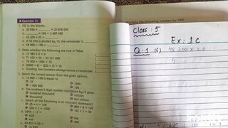 Oxford Countdown Book Class 5 Maths Unit_1 Whole Number and Operation Ex_1c(Q_1-9 ) Easy solution
