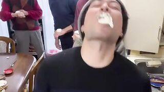 Whip Cream Challenge With Grandparents