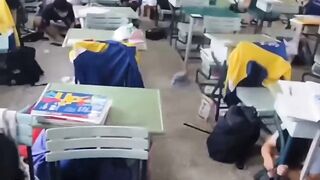 The trauma these kids go through during earthquake