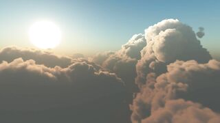 Flying through the clouds with the radiant sun - AdalineTV