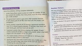 Oxford Countdown Book Class 5 Maths Unit_1 Ex_1c Real-life Story Sums Q_1-5 Solved in Easy way ????.