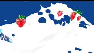 Milk yogurt animation video
