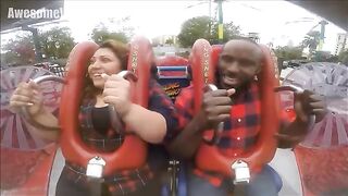 Guys Passing Out | Funny Slingshot Ride Compilation