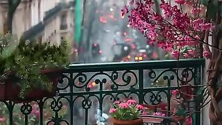 Rainy day with coffe, the perfect combo.