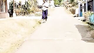 #Short video#walking through the village