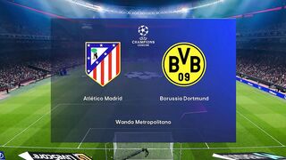 Atletico Madrid - Borussia Dortmund 2-1 Highlights