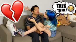 IGNORING My Girlfriend For 24 Hours!! - She Cried :(