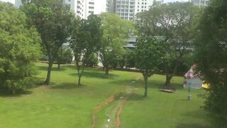 Singapore city view from MRT Aljunied to MRT Kembangan