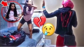 I’M LEAVING YOU PRANK ON MY CRAZY GIRLFRIEND !!????????