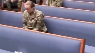 Army worshipping