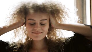 Beautiful girl vibing
