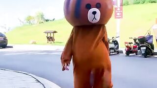 Funny Video l Funny Bear ???????? P1464 #Shorts
