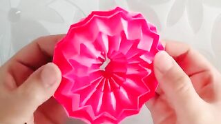 DIY Making blooming flower with paper