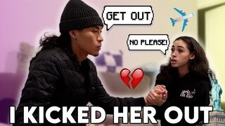 KICKING MY GIRLFRIEND OUT MY HOUSE PRANK! *BACKFIRES*