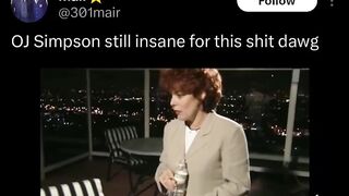 A rare look at OJ’s sense of humor