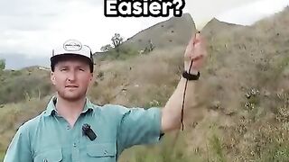 Making the backpack light for the hike
