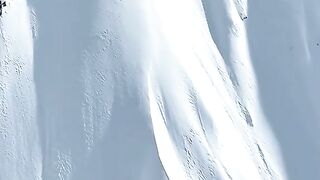 When life gets boring,go skiing.