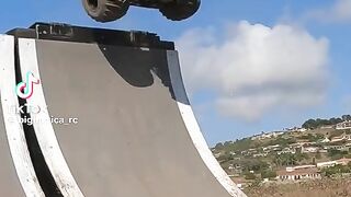 Jumping cars acrobat