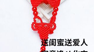 DIY Making Neckless with Thread