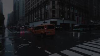 Rainy Day Walk in Manhattan, New York, Binaural City Sounds