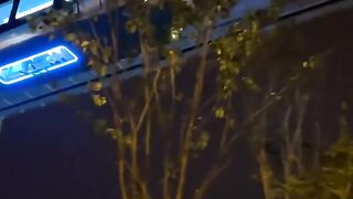 The Wuhan Monorail: with its rails above and the City below