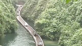 A great floating bridge
