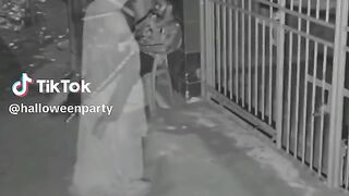 A spirit Walk pass a get man. He felt it.