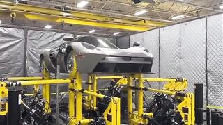 Performing 100,000 miles driving simulation on the parts