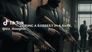 Real robbery attack.