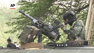 Thai foreign minister urges Myanmar military not to strike back at rebels.