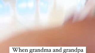 When grandma and granpa visit you