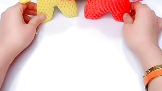 DIY How To Make Cute Bunny with Fruit Wrapper Form