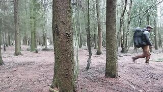 "Rain's Serenade: Finding Solace in Solo Bushcraft Camping"