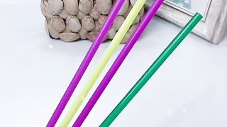 DIY Simple Idea For Making Flower with straws