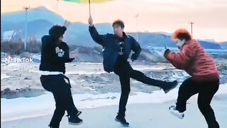 Dancing with the boys