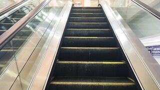 Walking around at very quite mall