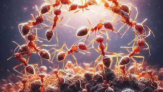 THE TEAMWORK OF THE ANTS