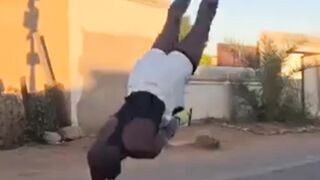Fliffing amazing back handspring