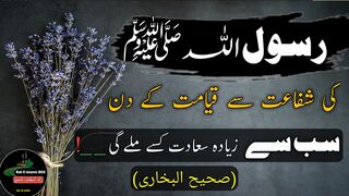 Rasool Allah(SAW)ki Shefat Se Qayamt Ke Din Sab Se Ziyada Sahdat Kesy Melygy|Hadees|Rahe islamic box