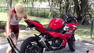 Cleaning My Bike