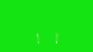Fireworks on a green background