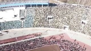 آسامیاں 1667 امیدوار 36000 اسلام آباد پولیس میں  بھرتی کے لیے جاری عمل کے فضائی مناظر
