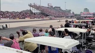 Guy's first-time reaction to Drag Racing turns into the best day of his life